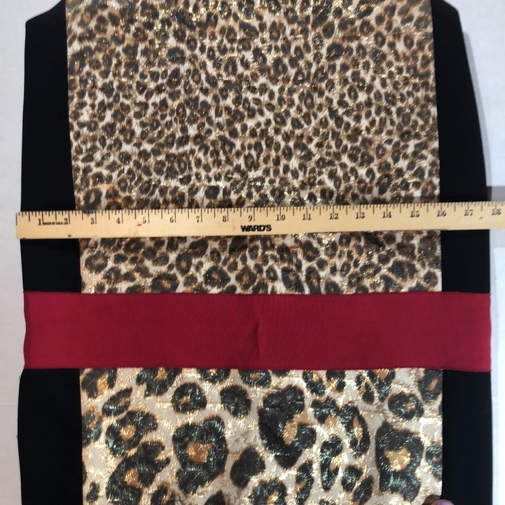 GAMBATTISTA VALLI Stunning Leopard Print Block Dress Size S. - Picture 7 of 7